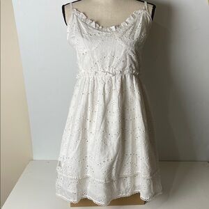 White eyelet Winston White summer dress